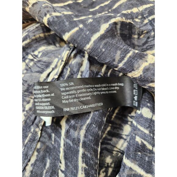 Eileen Fisher Petite 100% Silk Sleeveless Tunic Tank Top | Size S/P - Picture 7 of 8